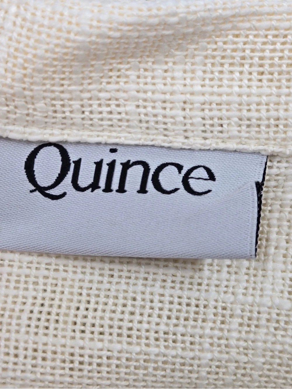 NWT QUINCE Set Of 4 48x84 Cotton Sheer Curtains Ivory 1082